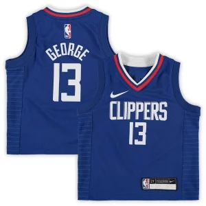 Paul George LA Clippers Nike Toddler 2020/21 Replica Jersey Icon Edition Royal