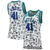 Dirk Nowitzki Dallas Mavericks Women's 1998 Doodle Swingman Jersey White