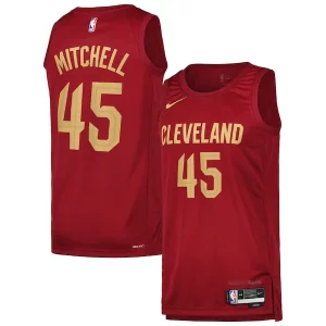 Donovan Mitchell Cleveland Cavaliers Nike Swingman Player Jersey Icon Edition Wine