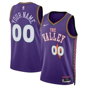 Phoenix Suns Nike Unisex 2024/25 Custom Swingman Jersey City Edition Purple