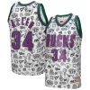 Ray Allen Milwaukee Bucks 2000/01 Swingman Jersey White