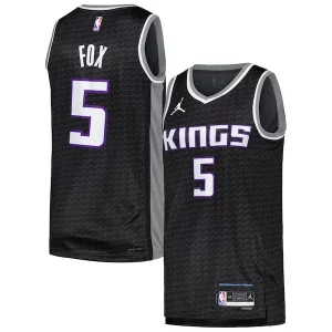 De'Aaron Fox Sacramento Kings Jordan Brand Swingman Player Jersey Statement Edition Black
