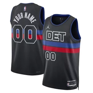 Detroit Pistons Jordan Brand Unisex 2022/23 Swingman Custom Jersey Statement Edition Blue