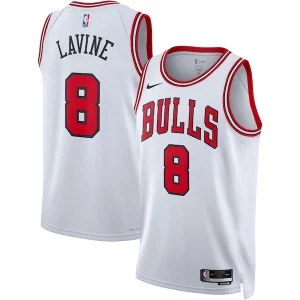 Zach LaVine Chicago Bulls Nike Unisex Swingman Jersey Association Edition White/Red