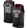 Houston Rockets Jordan Brand Swingman Custom Jersey Statement Edition Black