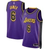 LeBron James Los Angeles Lakers Jordan Brand Unisex Swingman Jersey Statement Edition Purple