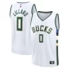 Damian Lillard Milwaukee Bucks Fast Break Replica Player Jersey Association Edition White