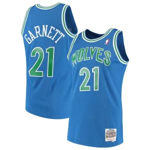 Kevin Garnett Minnesota Timberwolves 1995/96 Hardwood Classics Swingman Jersey Blue