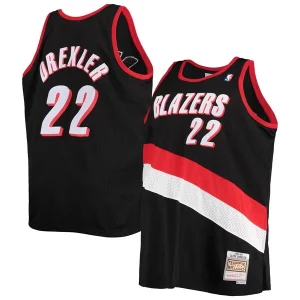 Clyde Drexler Portland Trail Blazers 1991/92 Big & Tall Hardwood Classics Swingman Jersey Black