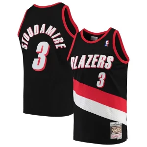 Damon Stoudamire Portland Trail Blazers 1999/00 Hardwood Classics Swingman Jersey Black
