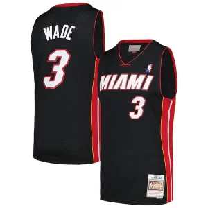 Dwyane Wade Miami Heat 2012/13 Hardwood Classics Swingman Jersey Black