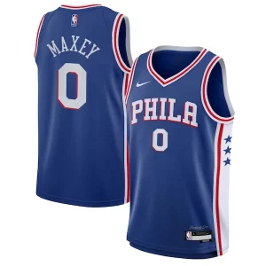 Tyrese Maxey Philadelphia 76ers Nike Youth Swingman Jersey Icon Edition Royal