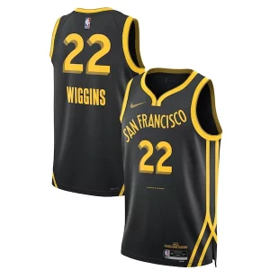 Andrew Wiggins Golden State Warriors Nike Unisex 2023/24 Swingman Jersey Black City Edition