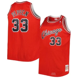 Scottie Pippen Chicago Bulls Big & Tall Hardwood Classics 2003/04 Swingman Jersey Red