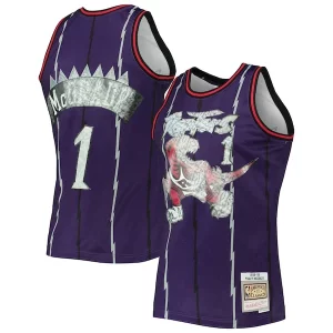 Tracy McGrady Toronto Raptors 1998/99 Hardwood Classics NBA 75th Anniversary Diamond Swingman Jersey Purple