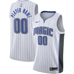 Orlando Magic Nike 2020/21 Swingman Custom Jersey Association Edition White