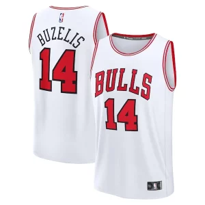 Matas Buzelis Chicago Bulls Fast Break Replica Player Jersey Association Edition White