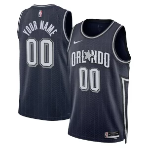 Orlando Magic Nike Unisex 2023/24 Custom Swingman Jersey Navy City Edition