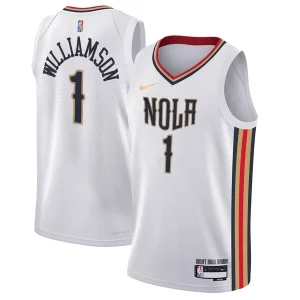 Zion Williamson New Orleans Pelicans Nike Youth Swingman Jersey City Edition White