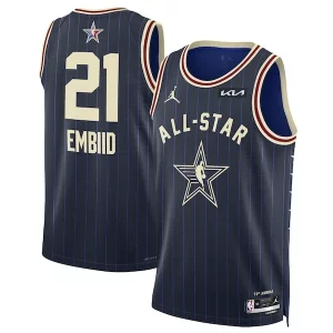Joel Embiid Jordan Brand Unisex 2024 NBA All-Star Game Swingman Jersey Navy