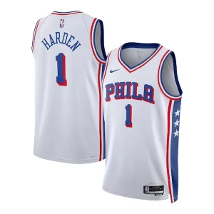 James Harden Philadelphia 76ers Nike Unisex Swingman Jersey Association Edition White
