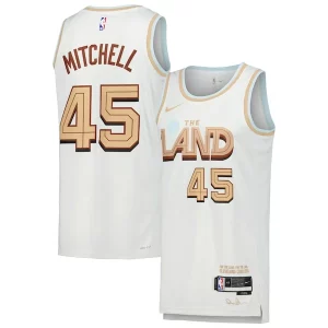 Donovan Mitchell Cleveland Cavaliers Nike Swingman Player Jersey City Edition White