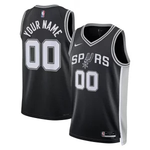 San Antonio Spurs Nike Unisex Swingman Custom Jersey Black Icon Edition