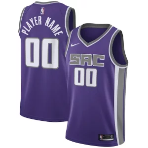 Sacramento Kings Nike Swingman Custom Jersey Purple Icon Edition