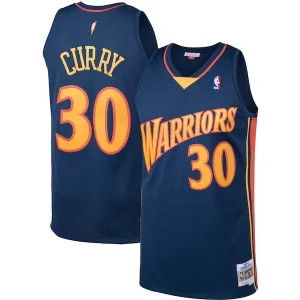 Stephen Curry Golden State Warriors 2009/10 Big & Tall Hardwood Classics Swingman Jersey Navy