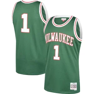 Oscar Robertson Milwaukee Bucks 2001/02 Hardwood Classics Swingman Jersey Green
