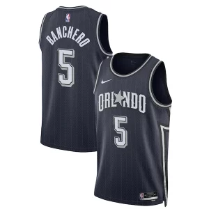 Paolo Banchero Orlando Magic Nike Unisex 2023/24 Swingman Jersey Navy City Edition