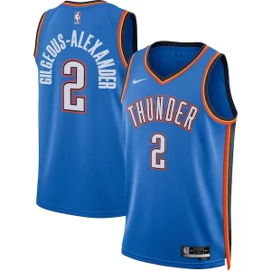 Shai Gilgeous-Alexander Oklahoma City Thunder Nike Unisex Swingman Jersey Icon Edition Blue