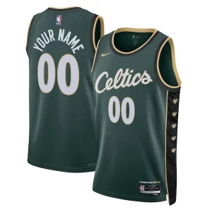 Boston Celtics Nike Unisex 2022/23 Swingman Custom Jersey City Edition Kelly Green