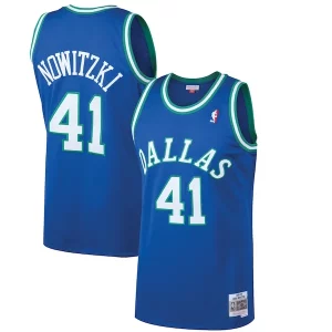 Dirk Nowitzki Dallas Mavericks 1998/99 Hardwood Classics Swingman Jersey Blue
