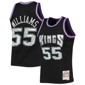 Jason Williams Sacramento Kings 2000/01 Hardwood Classics NBA 75th Anniversary Diamond Swingman Jersey Black