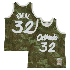 Shaquille O'Neal Orlando Magic Hardwood Classics 1994/95 Ghost Green Swingman Jersey Camo