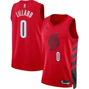 Damian Lillard Portland Trail Blazers Jordan Brand Unisex Swingman Jersey Statement Edition Red