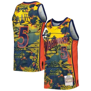 Baron Davis Golden State Warriors Hardwood Classics Lunar New Year Swingman Jersey Blue