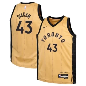 Pascal Siakam Toronto Raptors Nike Youth Swingman Replica Jersey City Edition Gold