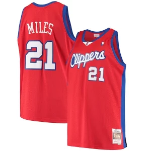 Darius Miles LA Clippers Hardwood Classics Swingman Jersey Red