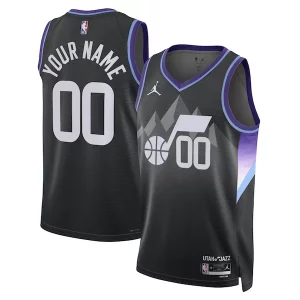 Utah Jazz Jordan Brand Unisex 2024/25 Custom Swingman Jersey Statement Edition Black