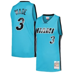 Dwyane Wade Miami Heat Hardwood Classics 2005/06 Tropical Swingman Jersey Blue