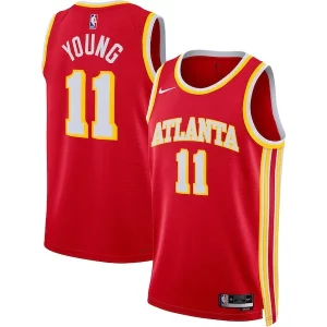 Trae Young Atlanta Hawks Nike Unisex Swingman Jersey Icon Edition Red/White