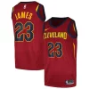 LeBron James Cleveland Cavaliers Nike Swingman Player Jersey Icon Edition Wine