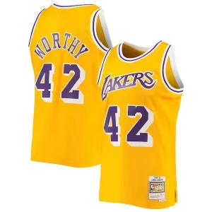James Worthy Los Angeles Lakers 1984/85 Hardwood Classics Swingman Jersey Gold