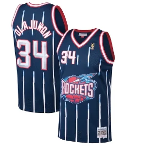Hakeem Olajuwon Houston Rockets 1996/97 Hardwood Classics Swingman Jersey Navy