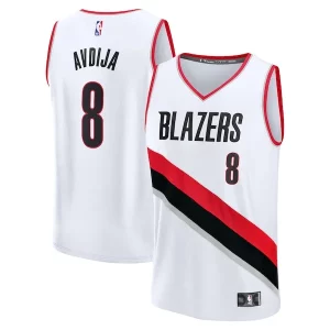 Deni Avdija Portland Trail Blazers Fast Break Replica Player Jersey Association Edition White