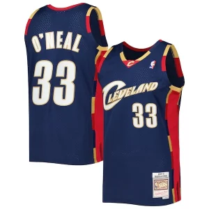 Shaquille O'Neal Cleveland Cavaliers Hardwood Classics 2009/10 Jersey Navy