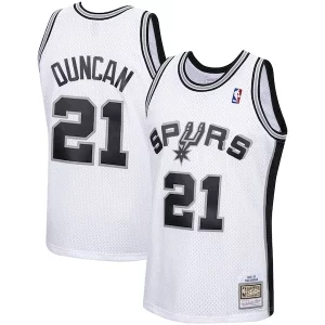 Tim Duncan San Antonio Spurs 1998/99 Hardwood Classics Swingman Jersey White