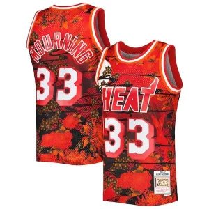 Alonzo Mourning Miami Heat 1996/97 Hardwood Classics Lunar New Year Swingman Jersey Red